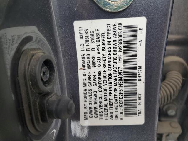19XFC2F51HE040977 Honda Civic Lx