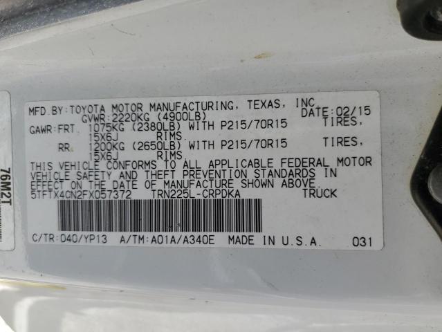 5TFTX4CN2FX057372 Toyota Tacoma Access Cab
