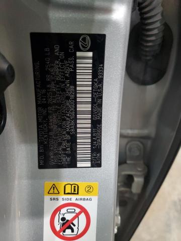 58ABK1GG3GU018298 Lexus ES 350