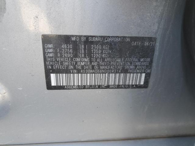 4S3BWAD66N3004314 Subaru Legacy Premium