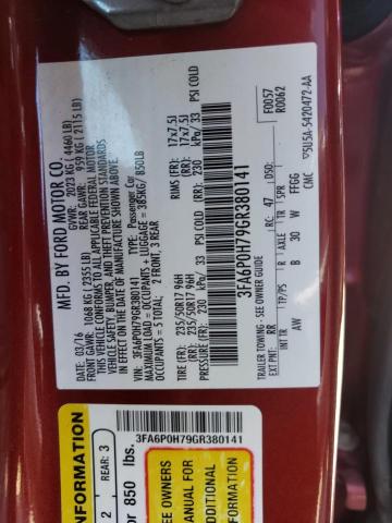 3FA6P0H79GR380141 Ford FUSION SE