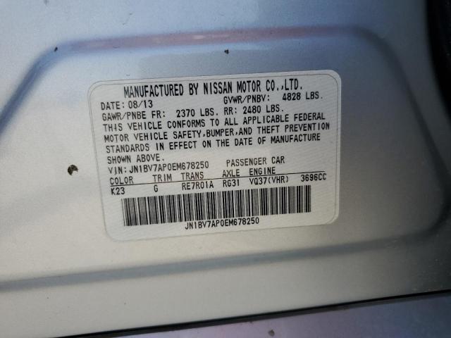 JN1BV7AP0EM678250 Infiniti Q50 BASE