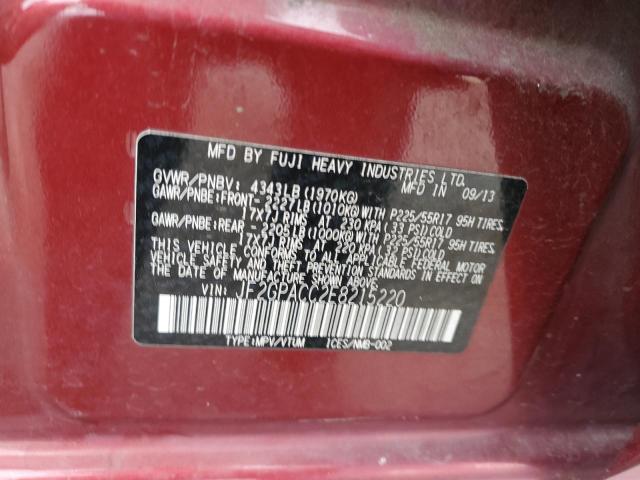 JF2GPACC2E8215220 Subaru Xv Crosstrek 2.0 Premium