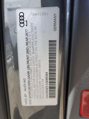 WAUM2AF21LN085364 Audi A6 Prestige