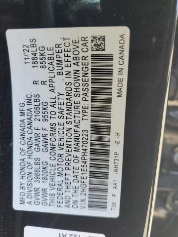 2HGFE1E54PH470223 Honda CIVIC SI