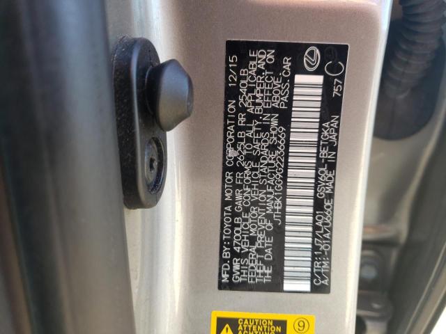 JTHBK1GG9G2236669 Lexus ES 350