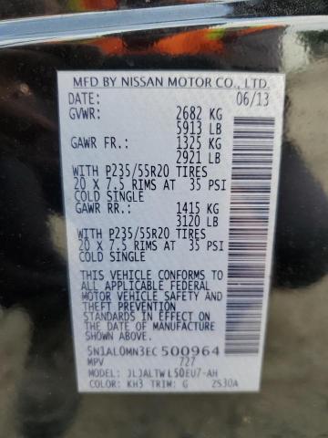 5N1AL0MN3EC500964 Infiniti QX60