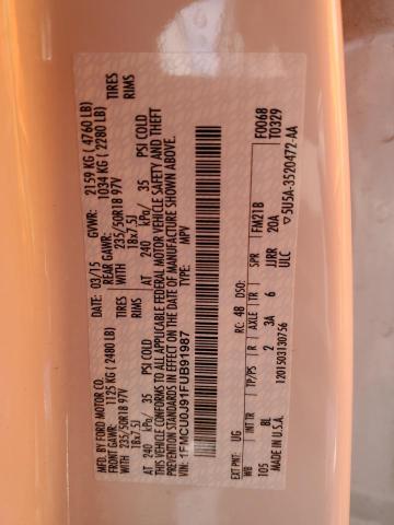 1FMCU0J91FUB91987 Ford Escape Titanium