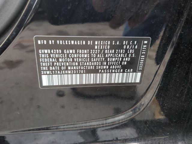 3VWL17AJXHM231701 Volkswagen JETTA SEL