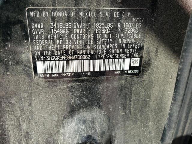 3HGGK5H59HM708862 Honda FIT LX