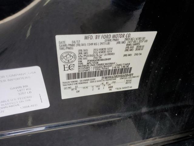 2FMHK6D80HBA08489 Ford Flex Limited