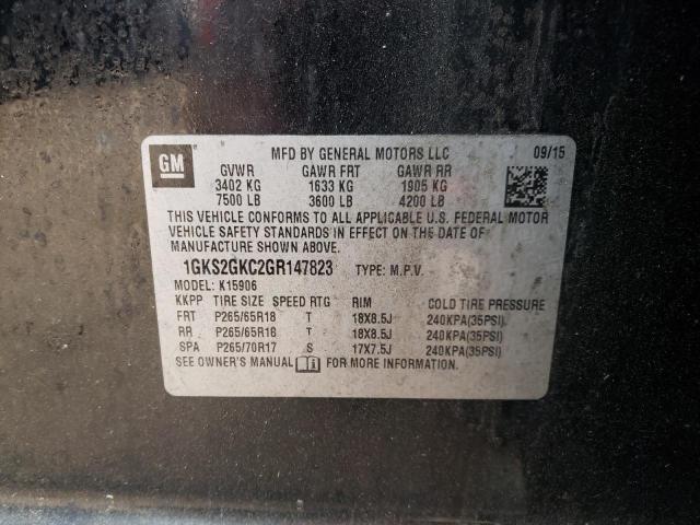 1GKS2GKC2GR147823 GMC Yukon Xl K1500 Slt