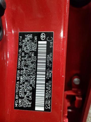 JTDZN3EU1EJ001424 Toyota PRIUS V