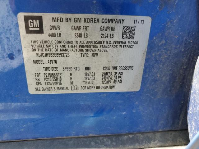 KL4CJHSB3EB593723 Buick Encore Premium