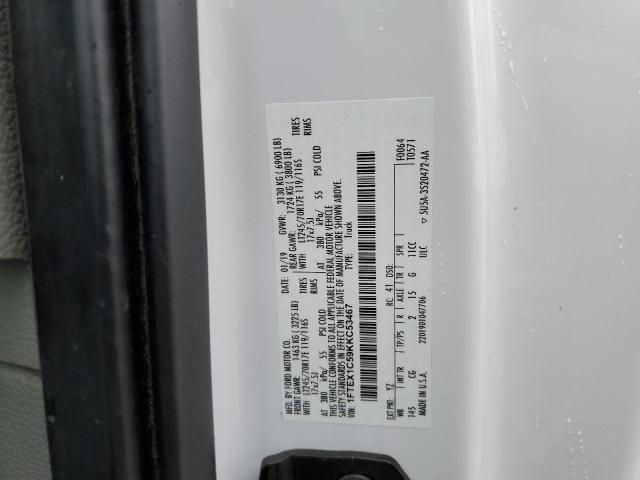 1FTEX1C59KKC53467 Ford F150 Super Cab