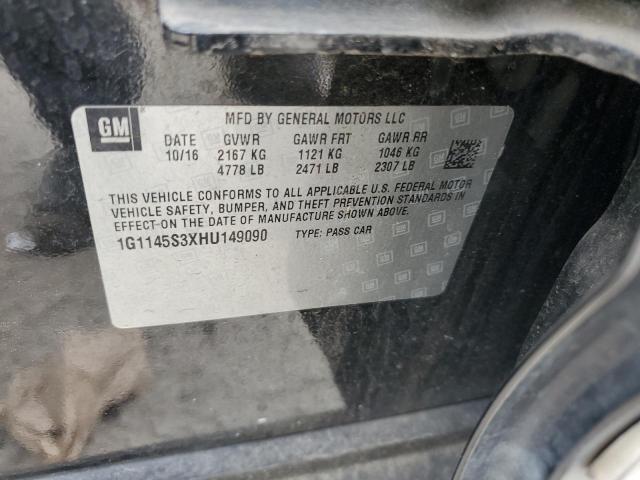 1G1145S3XHU149090 Chevrolet Impala Premier