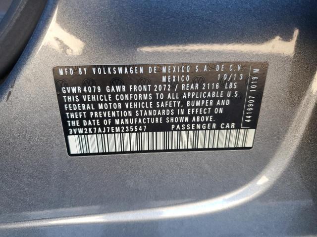 3VW2K7AJ7EM235547 Volkswagen JETTA BASE