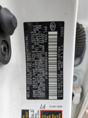 4T1BF1FK0HU805406 Toyota CAMRY LE