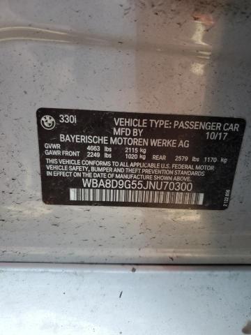 WBA8D9G55JNU70300 BMW 330 XI