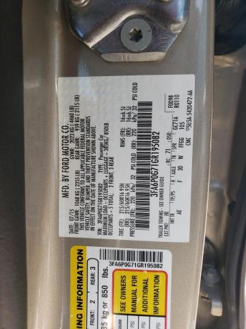 3FA6P0G71GR195082 Ford FUSION S