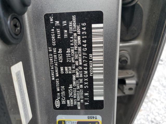 5XXGM4A77FG441346 KIA Optima Lx