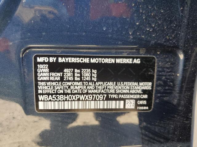 WBA53BH0XPWX97097 BMW 530 I