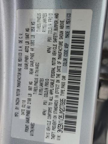 3MZBN1V35JM207885 Mazda 3 TOURING