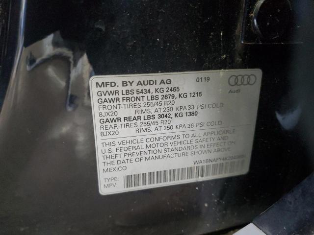 WA1BNAFY4K2049801 Audi Q5 Premium Plus