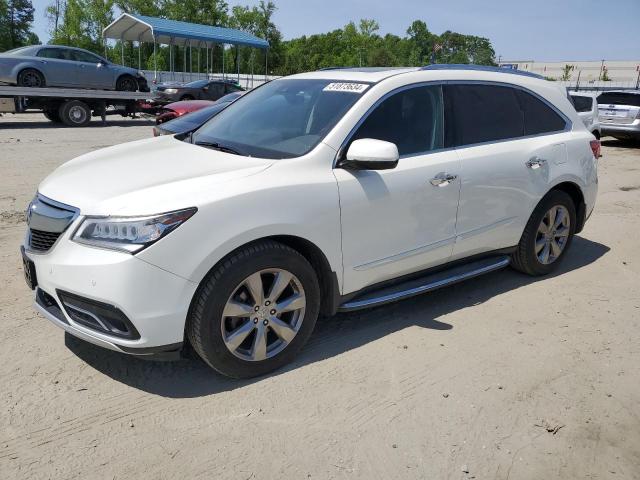 Auction sale of the 2016 Acura Mdx Advance, vin: 5FRYD4H9XGB029792, lot number: 51873634