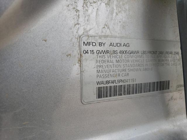 WAUBFAFL5FN041151 Audi A4 PREMIUM