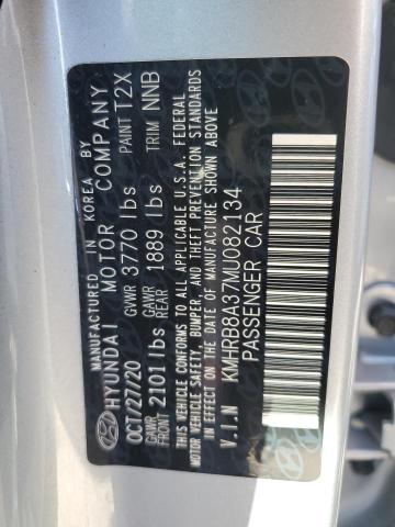 KMHRB8A37MU082134 Hyundai Venue Se