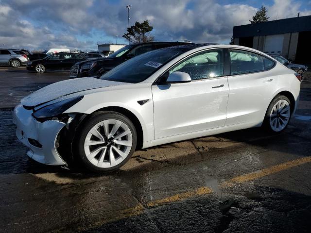 Auction sale of the 2022 Tesla Model 3, vin: 5YJ3E1EA0NF188078, lot number: 49363344