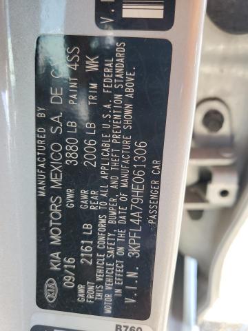 3KPFL4A79HE061306 KIA FORTE LX