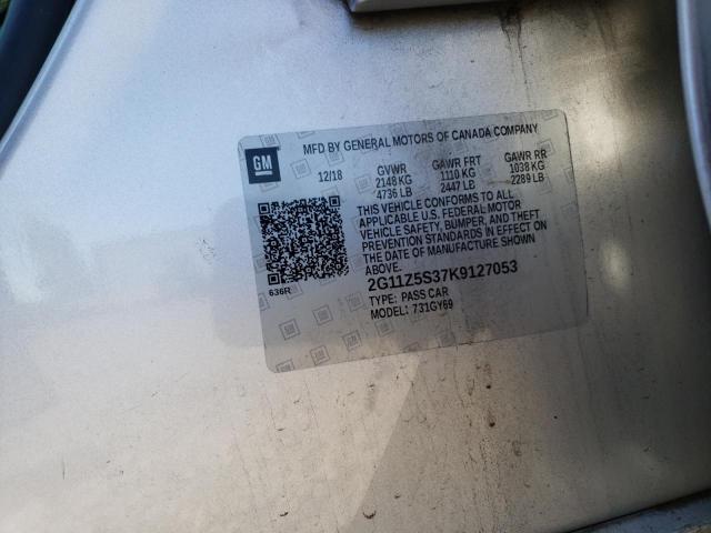 2G11Z5S37K9127053 Chevrolet IMPALA LT