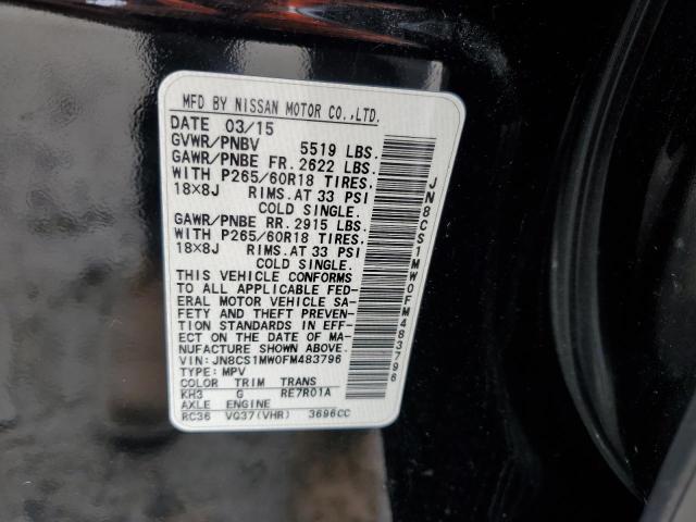 JN8CS1MW0FM483796 Infiniti QX70