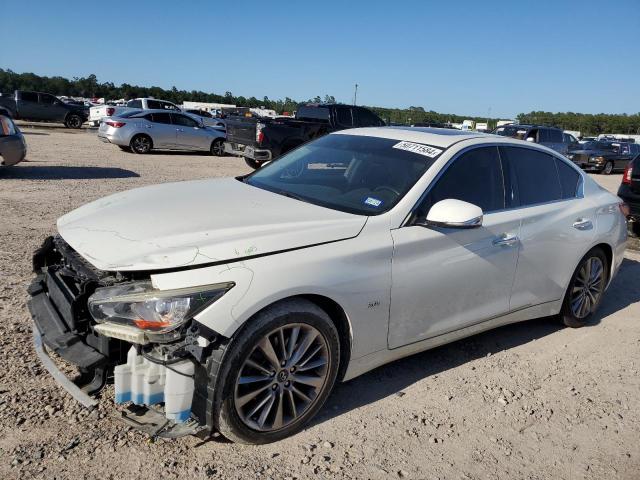 2018 Infiniti Q50 Luxe მანქანა იყიდება აუქციონზე, vin: JN1EV7AP0JM356621, აუქციონის ნომერი: 50711584