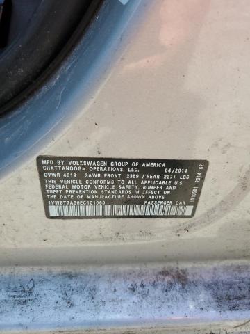 1VWBT7A30EC101060 Volkswagen PASSAT SE