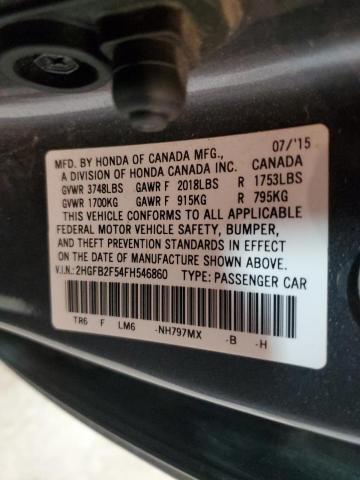 2HGFB2F54FH546860 Honda Civic Lx
