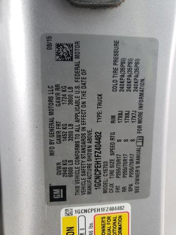 1GCNCPEH1FZ404482 Chevrolet Silverado C1500