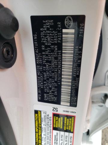 4T1G11AK2NU628946 Toyota CAMRY SE