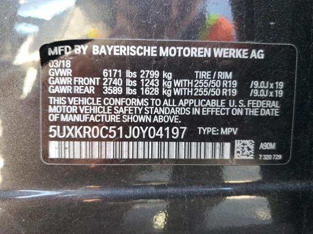 5UXKR0C51J0Y04197 BMW X5 Xdrive35i