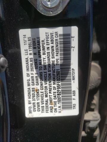 19XFB2F95FE022601 Honda CIVIC EXL