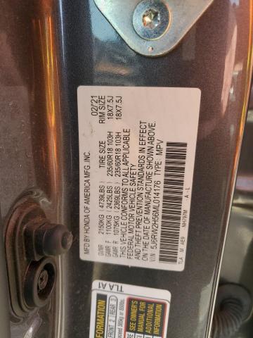 5J6RW2H56ML014176 Honda CR-V EX