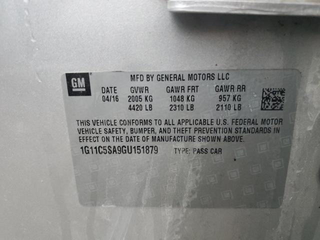 1G11C5SA9GU151879 Chevrolet Malibu Limited Lt