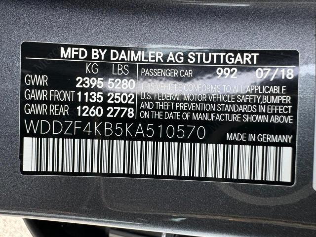 WDDZF4KB5KA510570 Mercedes-Benz E 300 4matic