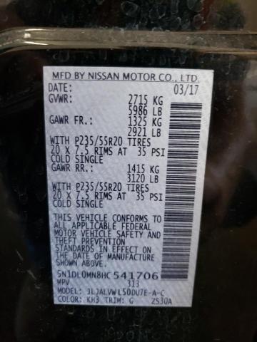 5N1DL0MN8HC541706 Infiniti QX60