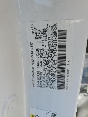 1HGCV2F31JA016278 Honda Accord Sport