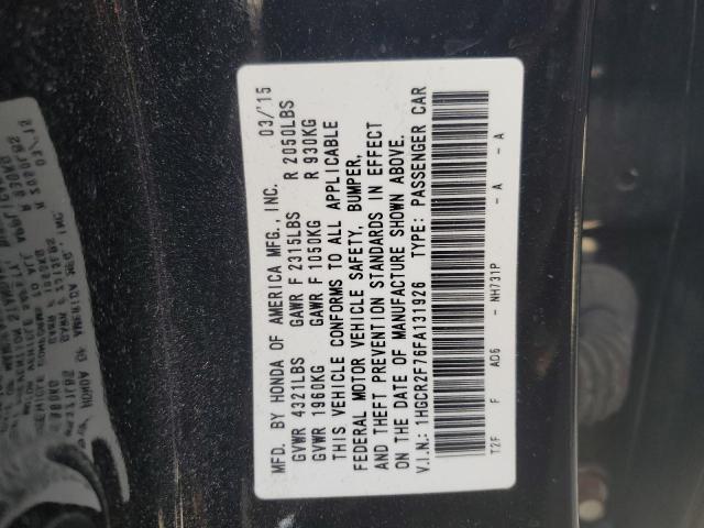 1HGCR2F76FA131926 Honda ACCORD EX