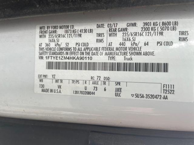 1FTYE1ZM4HKA90110 Ford Transit T-150