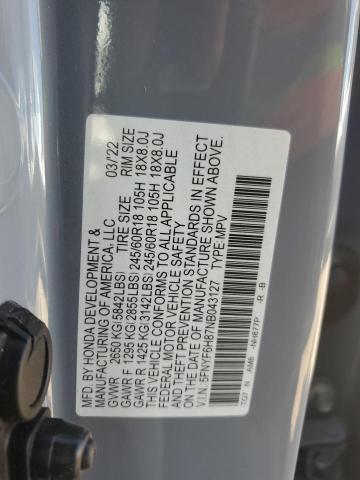 5FNYF6H87NB043127 Honda Pilot Trailsport